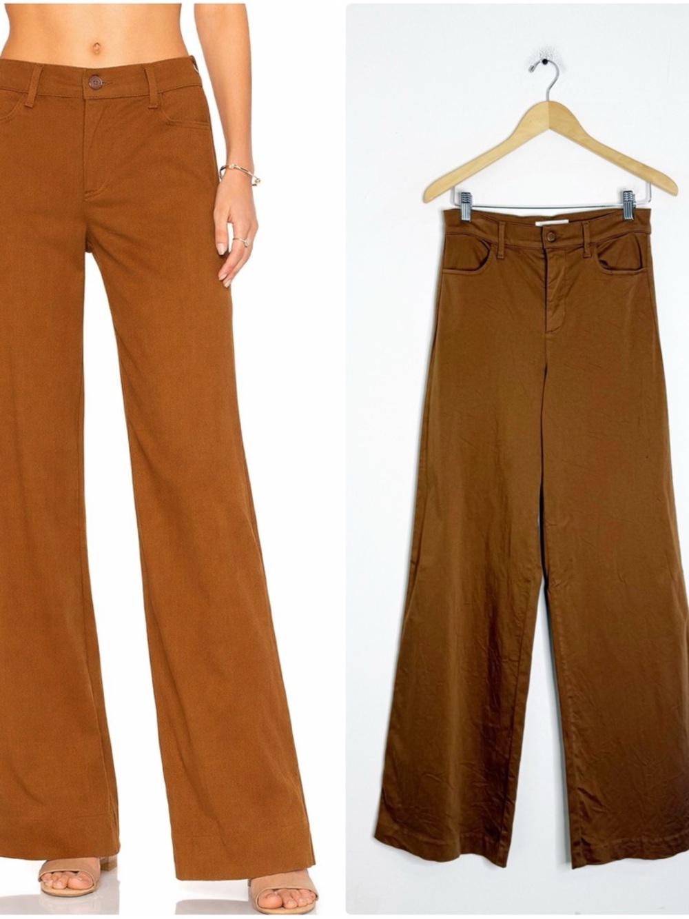 Level 99 Wide Leg Pants Size 27 / 4 Autumn High Rise Flowy Trouser